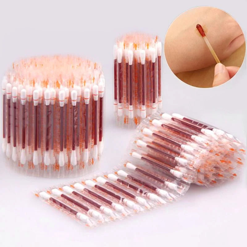 Disposable Iodine Cotton Swabs